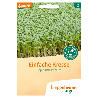 Bio Saatgut Kresse, demeter