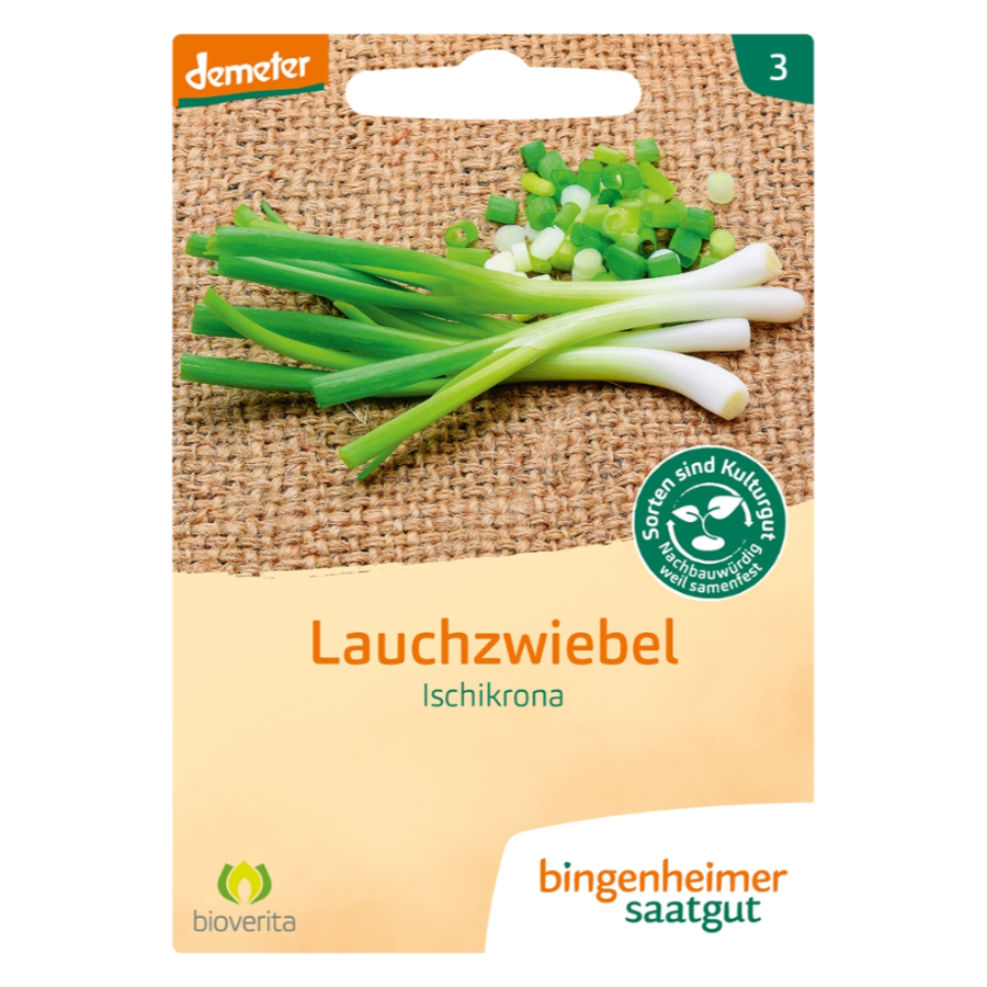 Bio Saatgut Lauchzwiebel Ishikrona, demeter