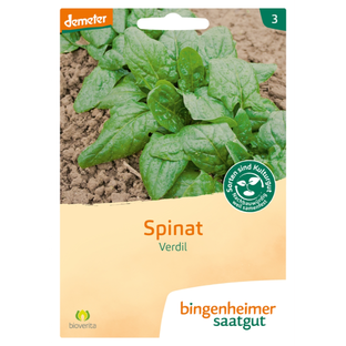 Bio Saatgut Spinat Verdil, demeter