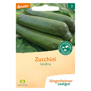 Bio Saatgut Zucchini Serafina, demeter