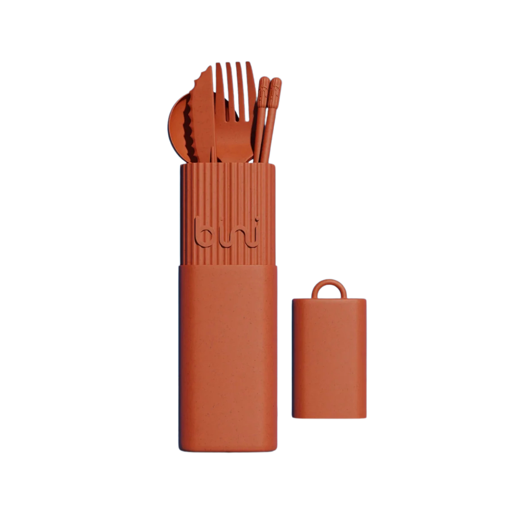 Couverts réutilisables - terracotta