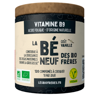 Vitamine B9 Goût Vanille Bio x 120