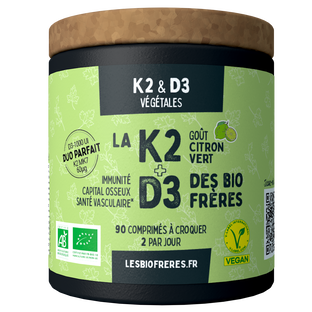 Vitamines K2 D3 BIO - Citron vert 