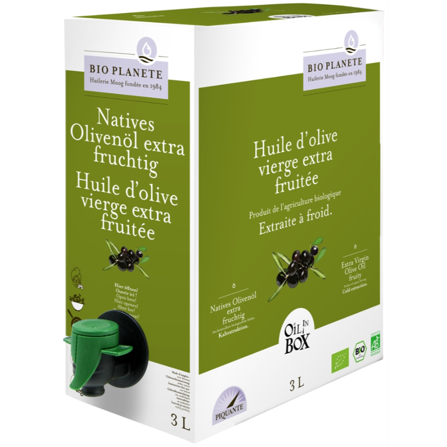 Bio Olivenöl fruchtig nativ, BiB, Vorratsgröße 3l