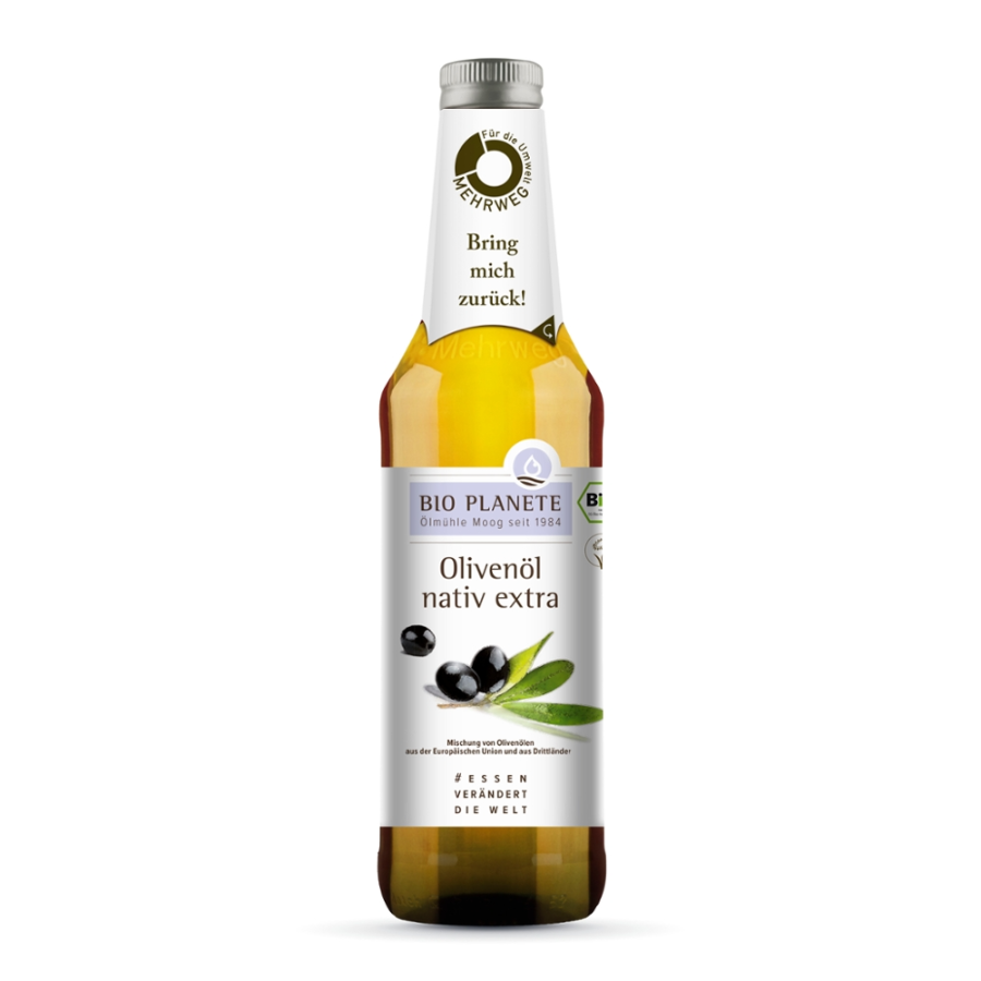 Bio Olivenöl nativ extra, Mehrwegflasche