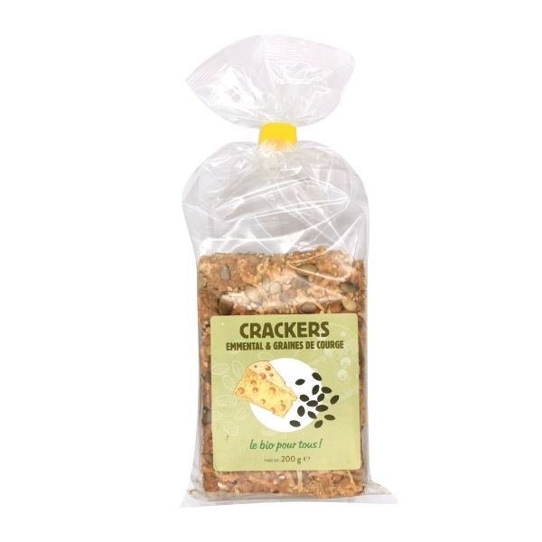 Crackers emmental courge bio