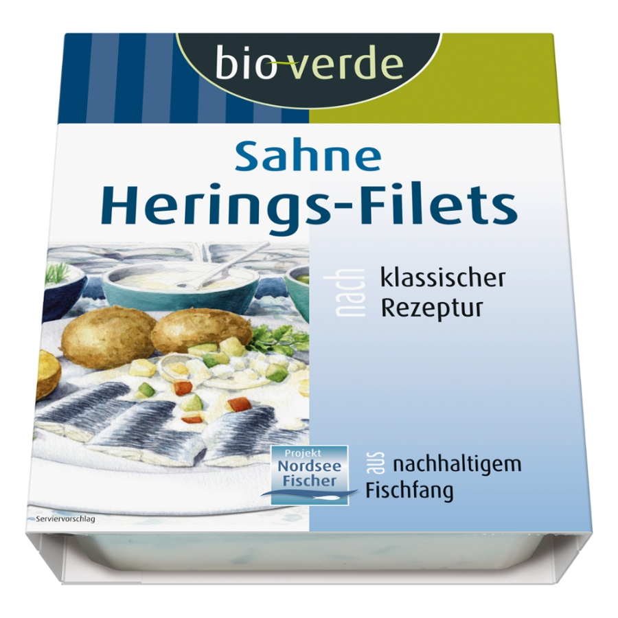 Bio Sahne-Heringsfilets