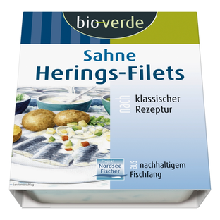 Bio Sahne-Heringsfilets