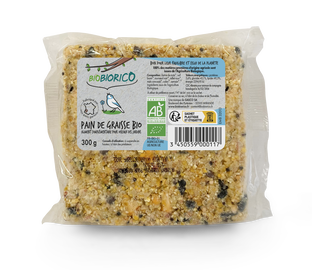 Pain de Graisse pour Oiseaux Bio