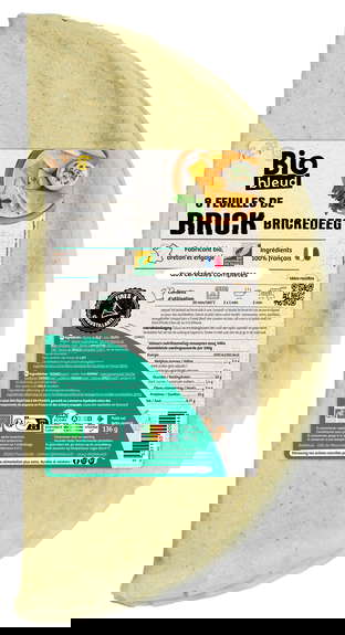 Feuilles de brick bio et équitable x8