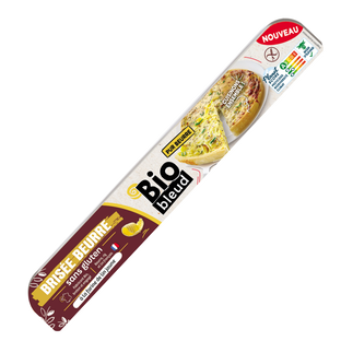 Pâte brisée pur beurre sans gluten bio