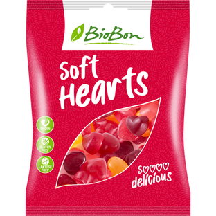 Bio Fruchtgummi Herzen, vegan