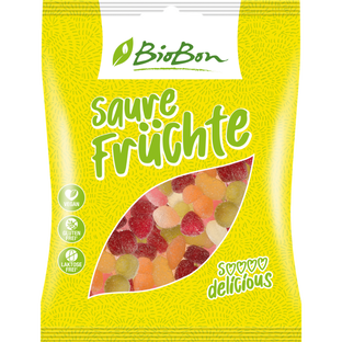 Bio Gummibärchen Saure Früchte, vegan