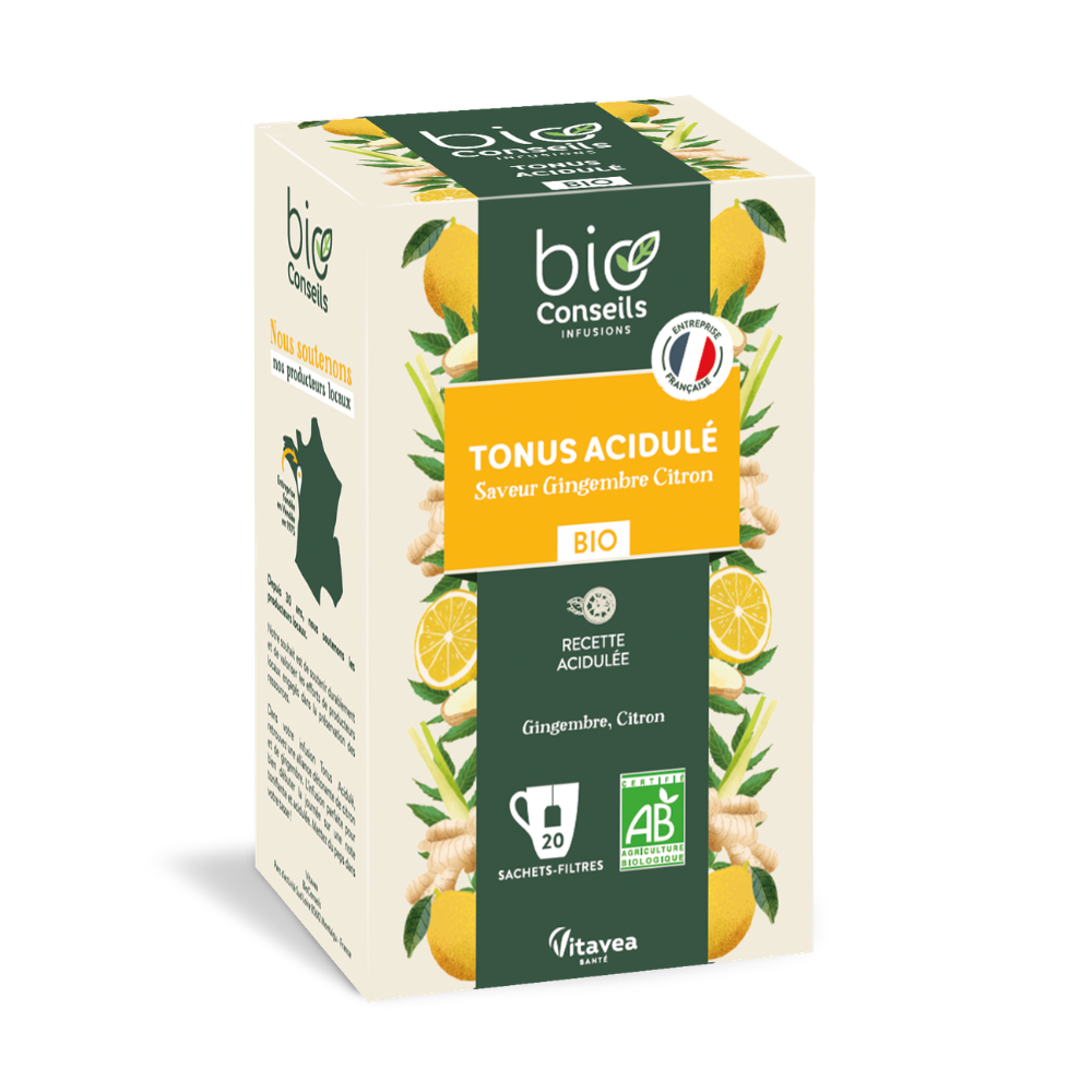 Infusion tonus acidulé bio x 20