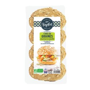 Bun's graines sans sucres ajoutés bio - 4x50g