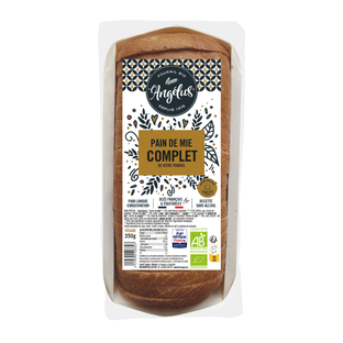 Pain de mie complet tranché bio - 350g