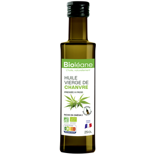 Huile Vierge de Chanvre Bio