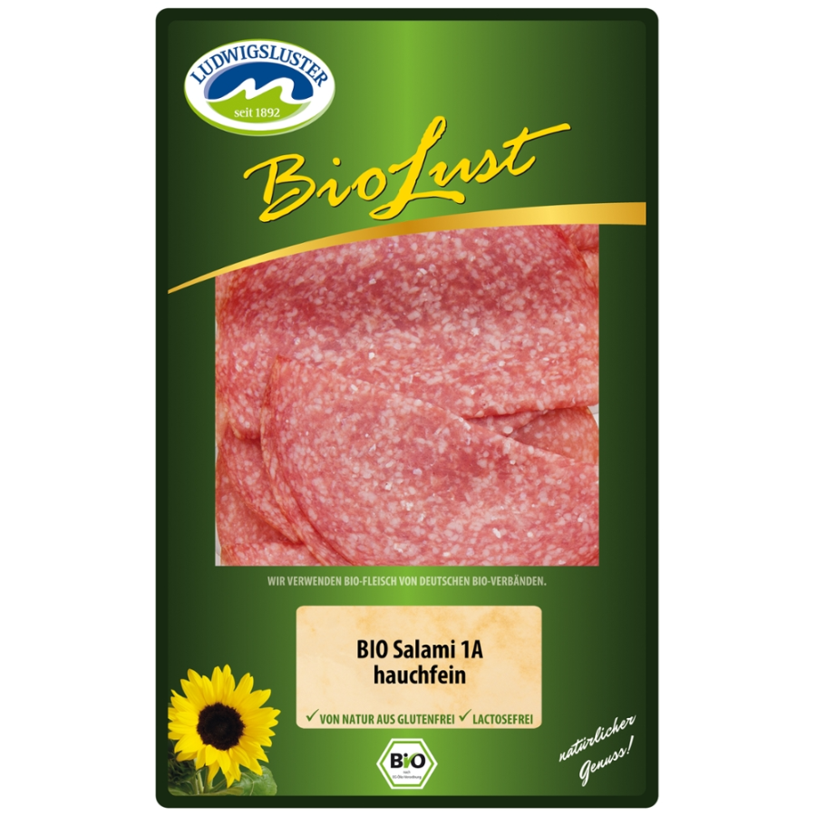 Bio Salami 1A hauchfein