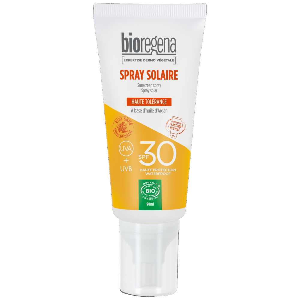 Spray solaire SPF30 certifié bio