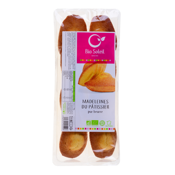 Madeleines pur beurre bio