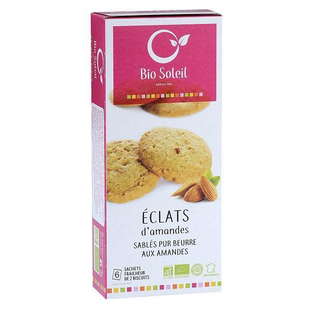 Sablés Pur Beurre Aux Éclats D'Amandes Bio