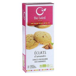 Sablés Pur Beurre Aux Éclats D'Amandes Bio