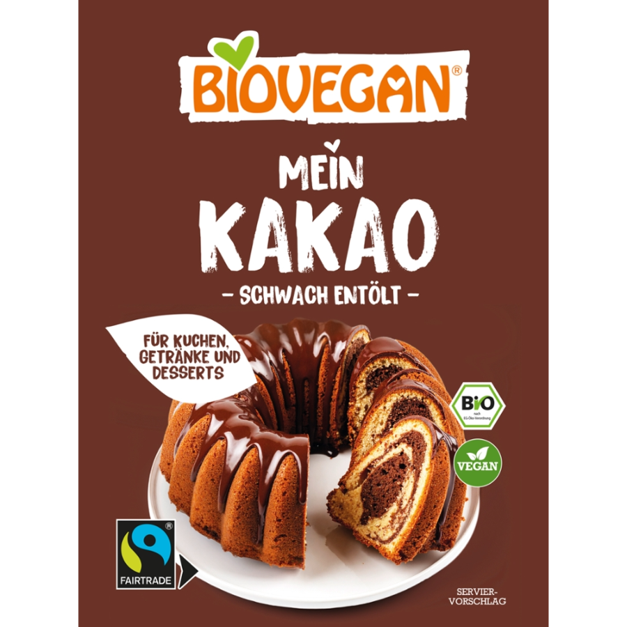 Bio Kakao, schwach entölt