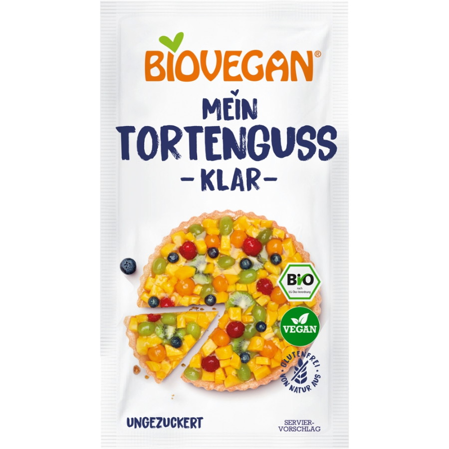 Bio Tortenguss klar, 2 Stück