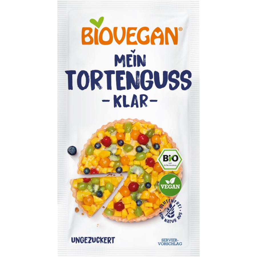 Bio Tortenguss klar, 2 Stk.
