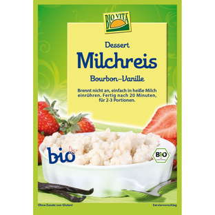 Bio Milchreis Bourbon-Vanille