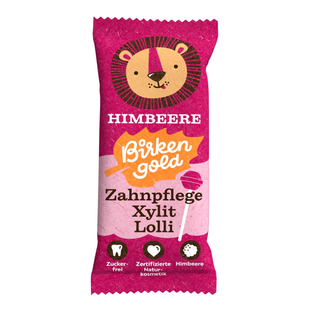 Zahnpflege-Lolli mit Xylit Himbeere
