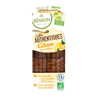 Biscuits Sablés Authentiques Citron Bio