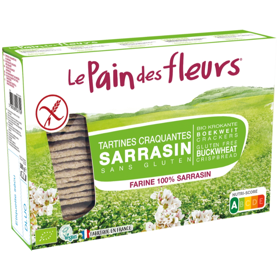 Bio Knusperbrot Buchweizen, glutenfrei