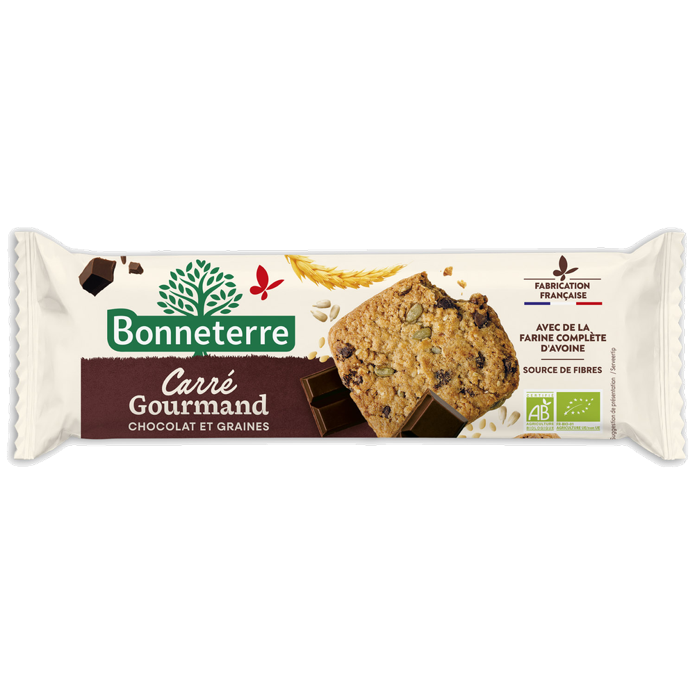 Biscuit graines et chocolat bio