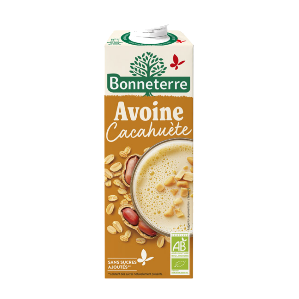 Boisson avoine cacahuète bio
