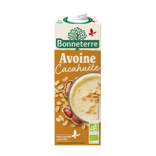 Boisson avoine cacahuète bio