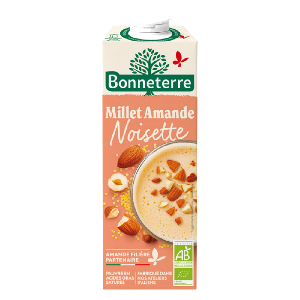 Boisson millet amande noisette bio