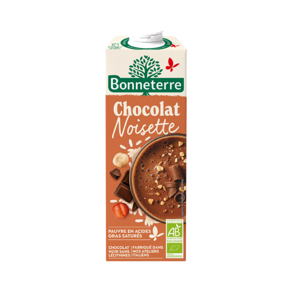 Boisson riz chocolat noisette bio