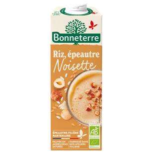 Boisson riz épeautre noisette bio