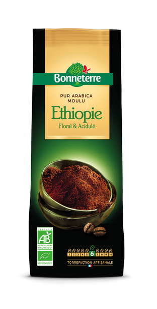 Café moulu Ethiopie pur arabica bio