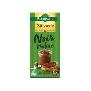 Chocolat Noir Praliné pour Pâtisserie Bio