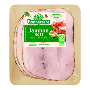 Jambon rôti aux herbes bio sans nitrites