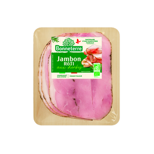 Jambon rôti aux herbes bio sans nitrites