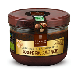 Pâte à tartiner rocher chocolat et noisettes bio