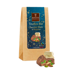 Truffes chocolat pistache bio