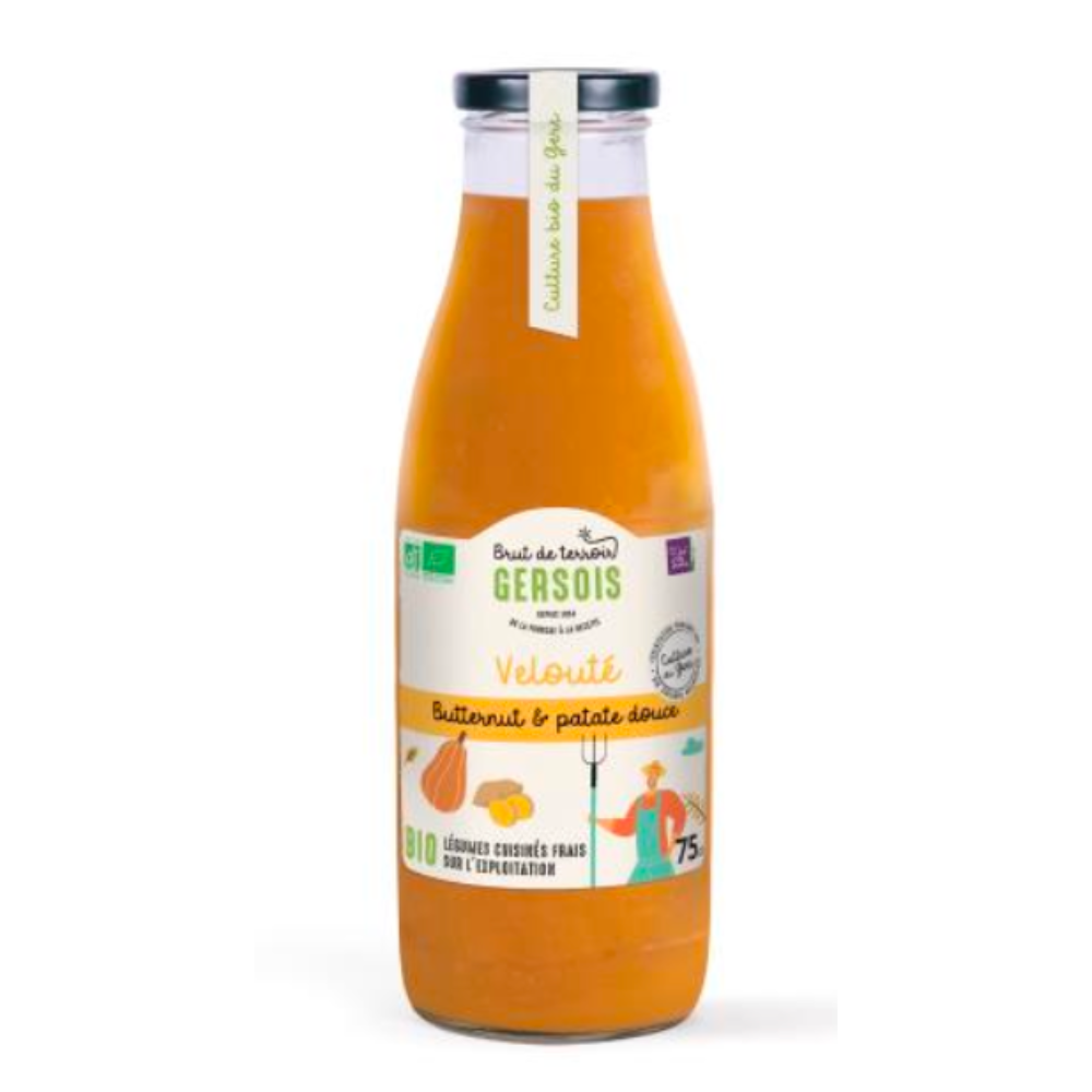 Velouté butternut patate douce bio