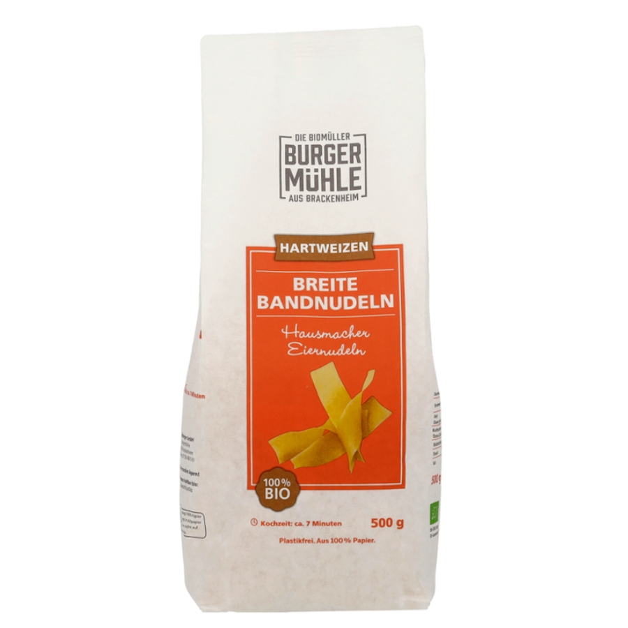 Bio Bandnudeln mit Ei