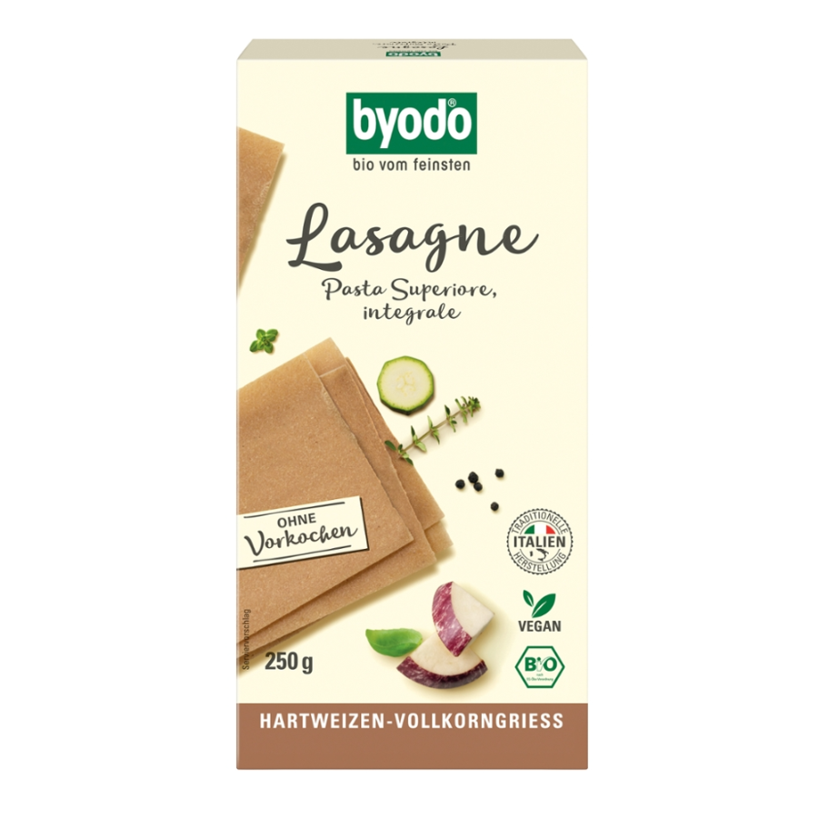 Bio Lasagne-Platten Vollkorn