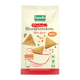 Bio Protein Knusperecken Rote Linse, glutenfrei
