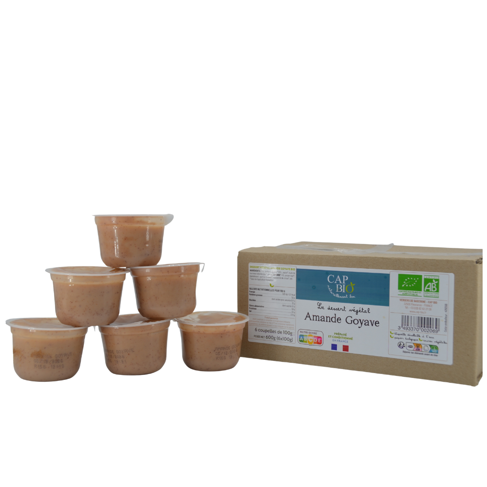 Coupelle amande & goyave bio